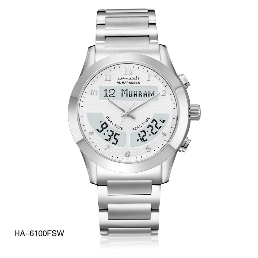 سـاعـات الـحـرمـــين الـرجـالـيـة الـفـــاخـرة HA-6100 - الصورة 2