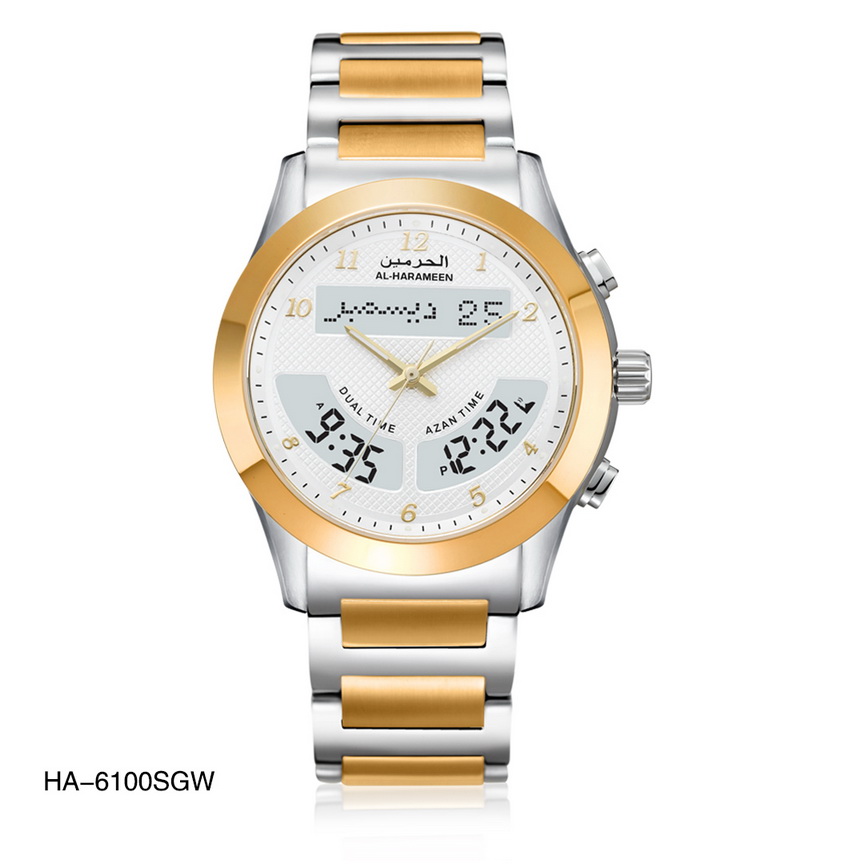سـاعـات الـحـرمـــين الـرجـالـيـة الـفـــاخـرة HA-6100 - الصورة 3