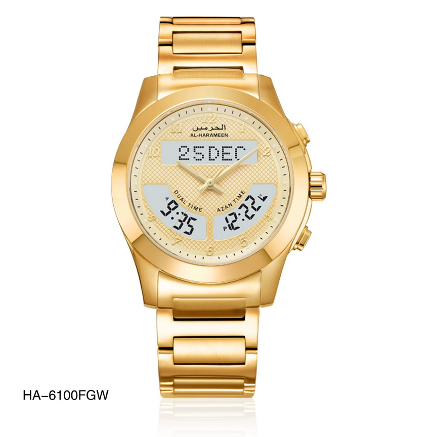 سـاعـات الـحـرمـــين الـرجـالـيـة الـفـــاخـرة HA-6100 - الصورة 5